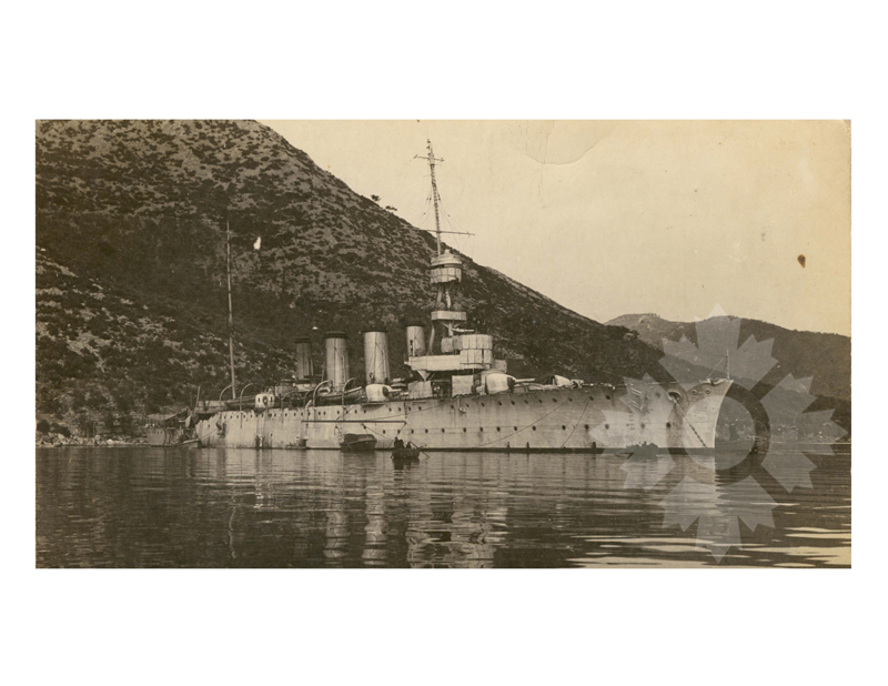 Black and white photo of the ship Chester