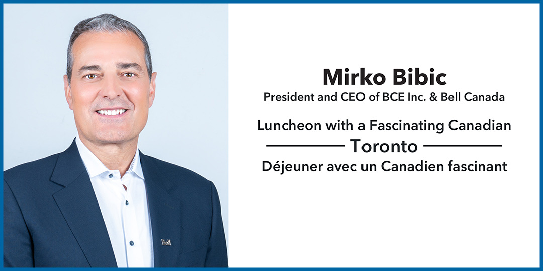 Event information beside a portrait of Mirko Bibic wearing a suit and smiling.