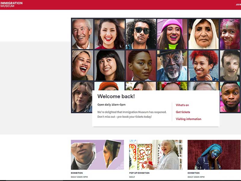 Melbourne Museum of Immigration Home Page.