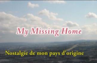 Cloudy skies above a small town.