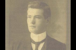 An archival portrait of a young man.