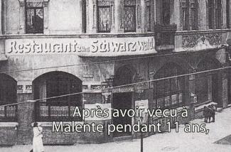 Very old brochure of a restaurant.