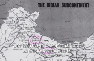 An atlas page is open with city names circled in pink.