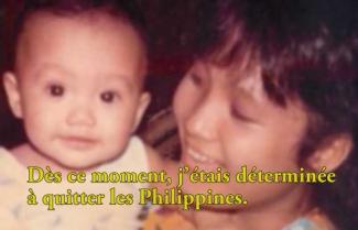 A beautiful mother smiles at her baby.