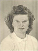 Head and shoulders portrait of a young woman.