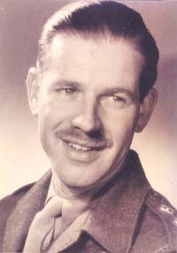 Photograph of young Arie, sporting a moustache.