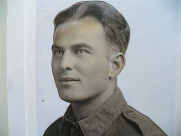 Profile portrait of Steve as a young man.