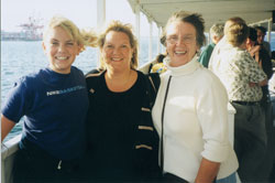 Irene, older, in a picture with her daughter and granddaughter.