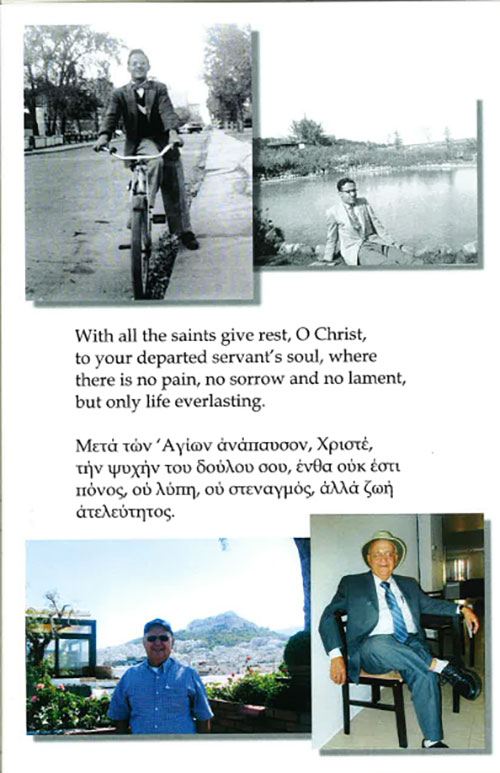 A collage of four images of the same man, but at different stages of his life.