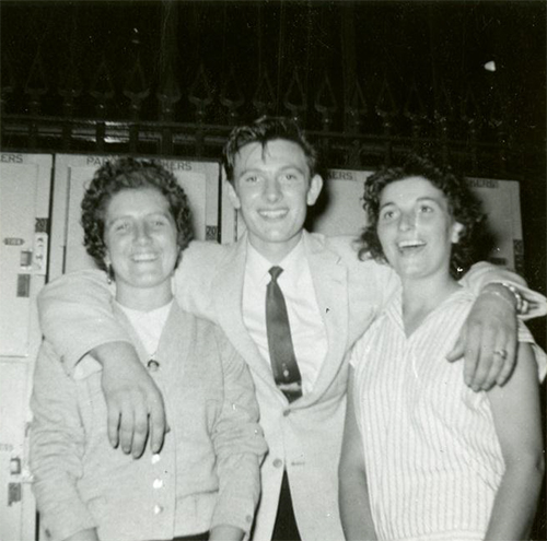 Immigration Hall 1 : Santina Romano, Alceo D'Angelo and Marcella Pico