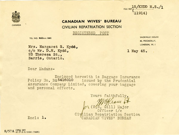 Letter of Dependent’s Allowance and Assigned Pay Treasury Action Form.