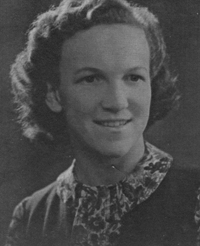 Head portrait of young Mary.