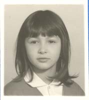 Head shot of Maria as a young girl.