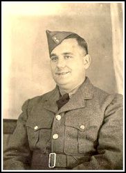 Portrait of young Bernard, in military uniform.