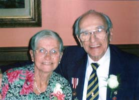 Recent coloured photo of Ruby and Henry as an older couple.