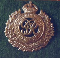Close-up of a richly decorated gold pin belonging to Clarence.