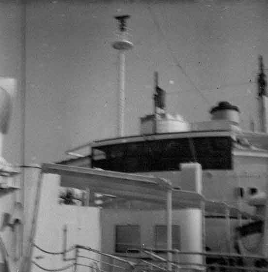 The deck of the ship.
