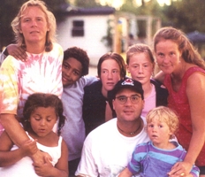 Colour family photograph showing people of various ages.